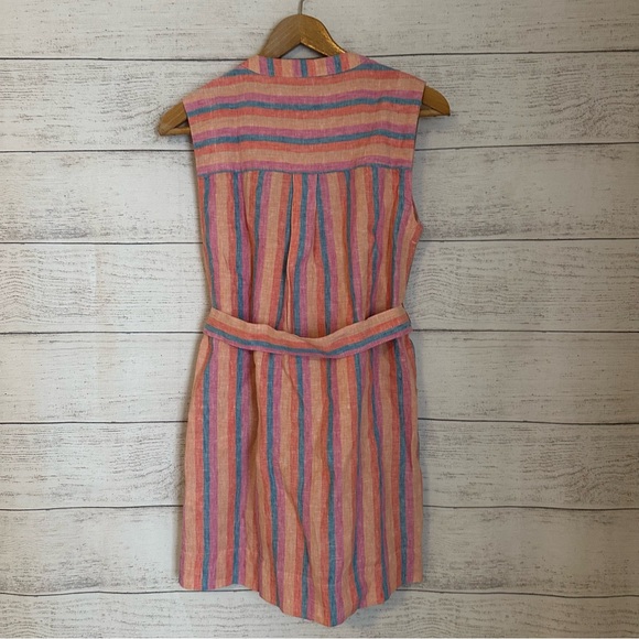 NWT Faherty Avalon Dress in Cabana Multi Stripe. - Picture 7 of 7